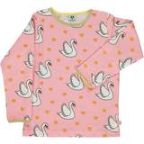 Modal Overdele Småfolk T-Shirt Swan - Bridal Rose (82-0040)