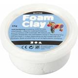 Foam Clay Hobbyartikler Foam Clay Glitter Clay White 35g