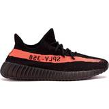 Dame - Mikrofiber Sneakers adidas Yeezy Boost 350 V2 - Core Black/Red