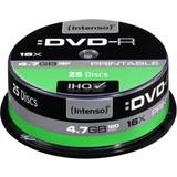 Intenso DVD Optisk lagring Intenso DVD-R 4.7GB 16x Spindle 25-Pack Inkjet (4801154)