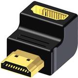 Procab HDMI Kabler Procab Basic HDMI-HDMI M-F Angled Adapter