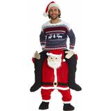 Julekostumer - Morphsuit Dragter & Tøj Morphsuit Santa Piggyback Costume
