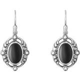 Onyxer Smykker Georg Jensen Heritage Earrings - Silver/Black