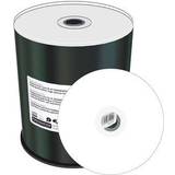 CD Optisk lagring MediaRange CD-R White High Glossy 700MB 52x Spindle 100-Pack Wide Inkjet (MRPL513)