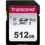 Transcend MultiMediaCard (MMC) Hukommelseskort & USB Stik Transcend 300S SDXC Class 10 UHS-I U3 V30 100/55MB/s 512GB