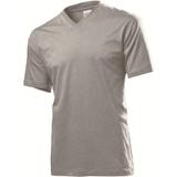 Stedman Herre - XL T-shirts Stedman Classic V-Neck T-shirt - Grey Heather