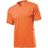 Stedman Orange Tøj Stedman Classic V-Neck T-shirt - Orange