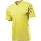 Stedman Gul - Kort ærme Tøj Stedman Classic V-Neck T-shirt - Yellow