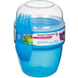 BPA-fri - Blå Køkkenopbevaring Sistema Snack Capsule To Go Madkasse 0.515L