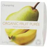 Clearspring Tørrede frugter & Bær Clearspring Økologisk Frugtpuré Pære og Banan 200g