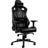 Noblechairs epic Gamer stole Noblechairs Epic Real Leather Gaming Chair - Black