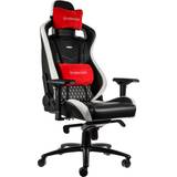 Noblechairs epic Gamer stole Noblechairs Epic Real Leather Gaming Chair - Black/White/Red