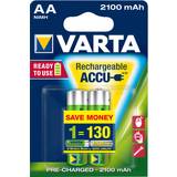 Batterier - Lommelygtebatteri Batterier & Opladere Varta Accu AA 2100mAh 2-pack