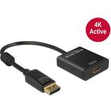 DisplayPort-kabler - HDMI aktiv DeLock Active HDMI-DisplayPort Ferrite M-F 0.2m