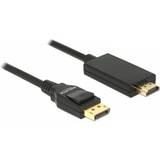 HDMI DisplayPort - HDMI-kabler - Skærmet DeLock 4K HDMI-DisplayPort 2m