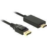 HDMI DisplayPort - HDMI-kabler - Skærmet DeLock 4K HDMI-DisplayPort 5m