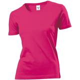 Pink - Viskose T-shirts & Toppe Stedman Classic Crew Neck T-shirt - Sweet Pink