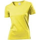 Gul - Rund hals - Viskose Overdele Stedman Classic Crew Neck T-shirt - Yellow