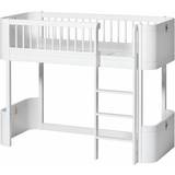 Hvid Loftssenge Børneværelse Oliver Furniture Wood Mini+ Low Loft Bed
