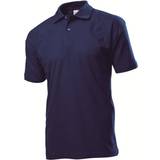 Stedman Herre Polotrøjer Stedman Short Sleeve Polo Shirt - Navy Blue