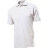 Stedman Herre Polotrøjer Stedman Short Sleeve Polo Shirt - White