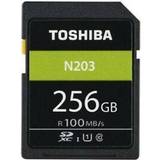 Toshiba UHS-II Hukommelseskort & USB Stik Toshiba High Speed N203 SDXC Class 10 UHS-I U1 100MB/s 256GB
