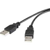 Renkforce Rund - USB-kabel Kabler Renkforce USB A - USB A 2.0 3m
