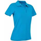 Dame Polotrøjer Stedman Short Sleeve Polo Shirt - Ocean Blue