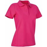 Dame Polotrøjer Stedman Short Sleeve Polo Shirt - Sweet Pink