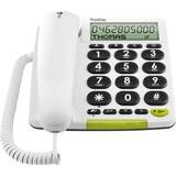 Fastnet telefon telefoner Doro PhoneEasy 312cs White