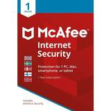 McAfee Antivirus & Sikkerhed Kontorsoftware McAfee Internet Security