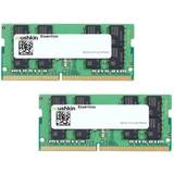 Mushkin SO-DIMM DDR4 RAM Mushkin Essentials DDR4 2666MHz 2x32GB (MES4S266KF32GX2)