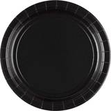 Amscan Plates Black 8-pack