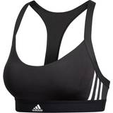 Adidas Sports-BH'er - Træningstøj adidas All Me 3-Stripes Bra - Black