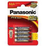 Panasonic Alkalisk Batterier & Opladere Panasonic LR03PPG Compatible 4-pack