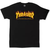 Thrasher Magazine Rund hals Overdele Thrasher Magazine Flame T-shirt - Black