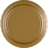 Amscan Plates Gold 8-pack
