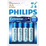Philips AA (LR06) Batterier & Opladere Philips LR6E4B/10 4-pack