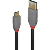 3,1 - Guld - USB-kabel Kabler Lindy Anthra Line USB A-USB C 3.1 0.5m