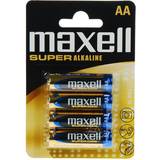 Maxell Batterier - Kamerabatterier Batterier & Opladere Maxell AA Super Alkaline Compatible 4-pack