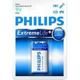 Alkalisk Batterier & Opladere Philips 6LR61E1B/10