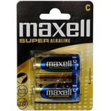 Maxell C (LR14) Batterier & Opladere Maxell C-Cell Super Alkaline Compatible 2-pack