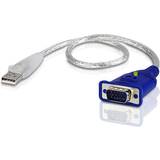 Aten USB-kabel Kabler Aten VGA-USB A 0.4m
