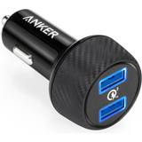 Anker Bilopladere USB - Oplader Batterier & Opladere Anker PowerDrive Speed 2
