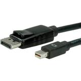 Roline DisplayPort-kabler - Rund Roline DisplayPort - Mini DisplayPort 1m