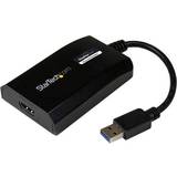 3,0 - Standard HDMI-standard HDMI - USB-kabel Kabler StarTech USB A-HDMI M-F 0.9m