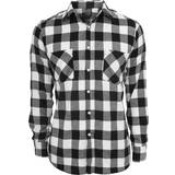 Urban Classics Ternede Tøj Urban Classics Checked Flannel Shirt - Black/White