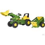 Rolly Toys Traktorer Rolly Toys John Deere Pedal Tractor with Front Loader & Cart