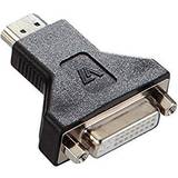 V7 HDMI Kabler V7 19 pin HDMI-DVI-D M-F Adapter