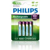 Philips Batterier - Genopladelige standardbatterier Batterier & Opladere Philips R03B4A95/10 Compatible 4-pack